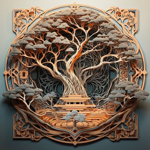 3D картины из дерева CUTWOOD